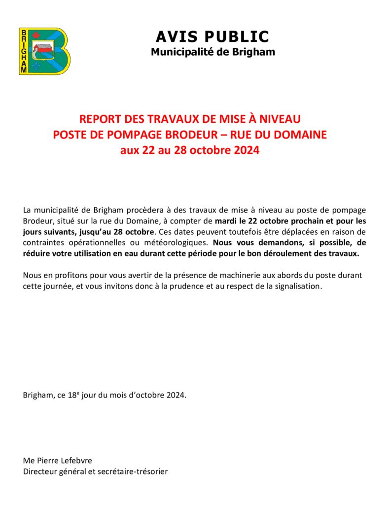 thumbnail of Avis public – poste de pompage Brodeur3