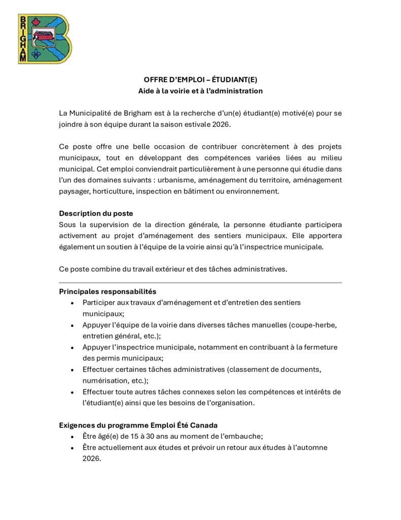 thumbnail of OFFRE D’EMPLOI- étudiant 2026