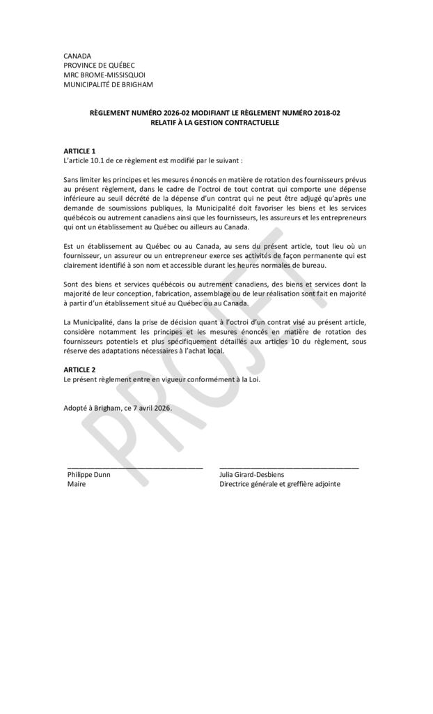 thumbnail of Règlement 2026-02 – gestion contractuelle